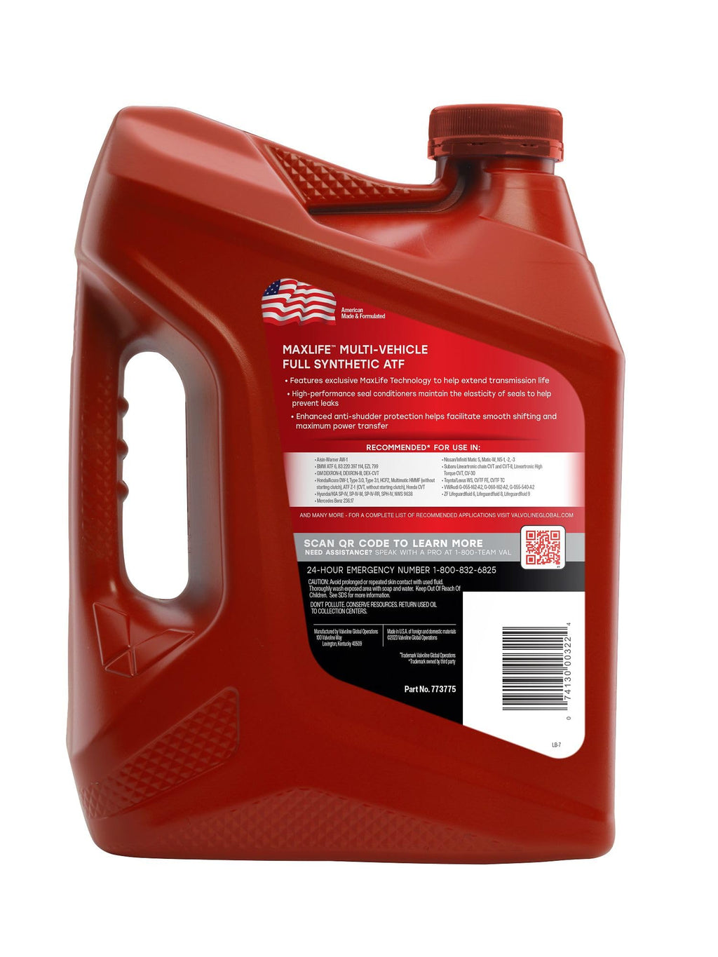 Full Synthetic Automatic Transmission Fluid 1 Gallon I2087