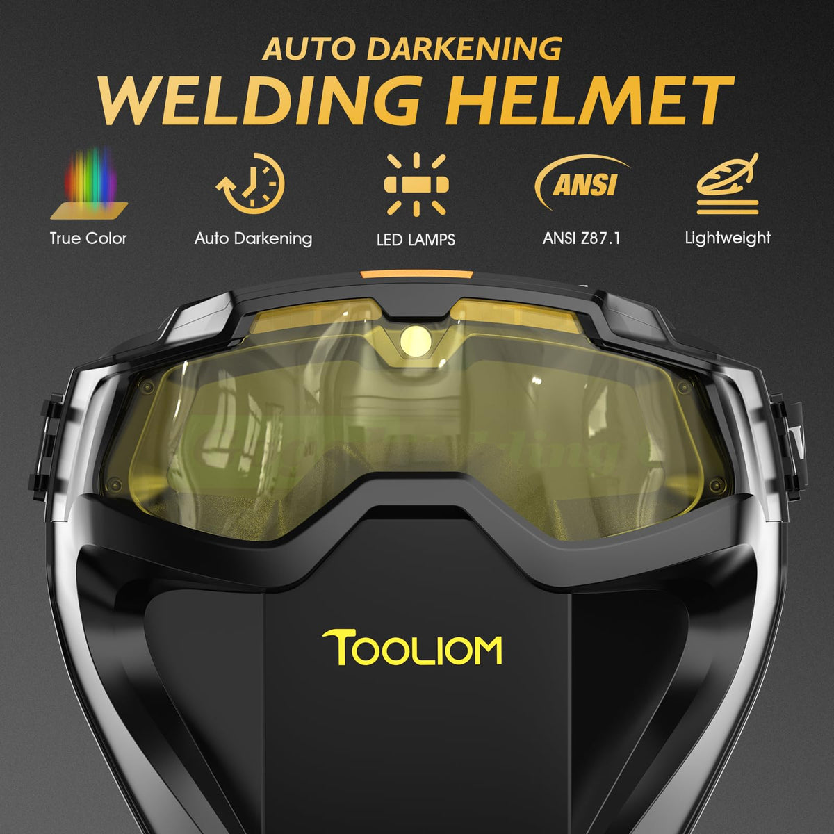Auto-Darkening Welding Goggles with LED Light R59703