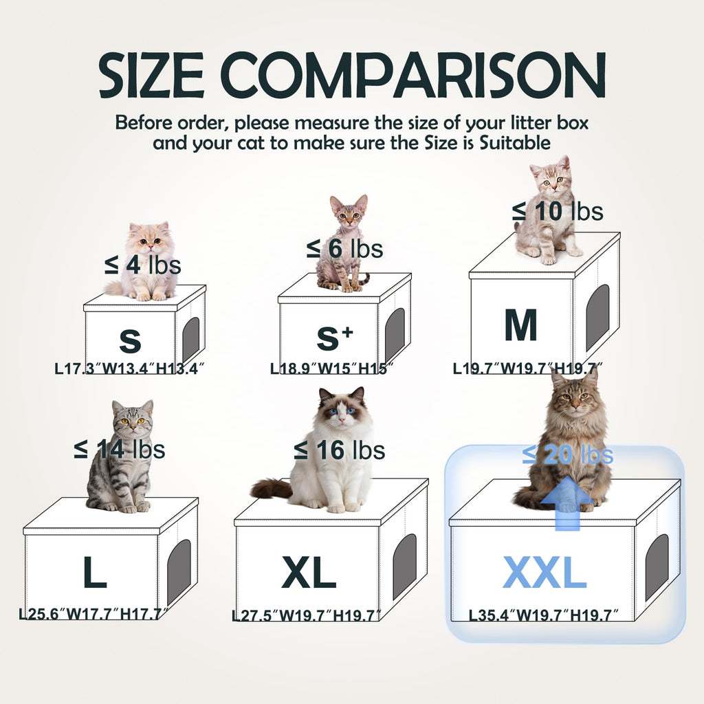 Extra Large Cat Litter Box Enclosure K366