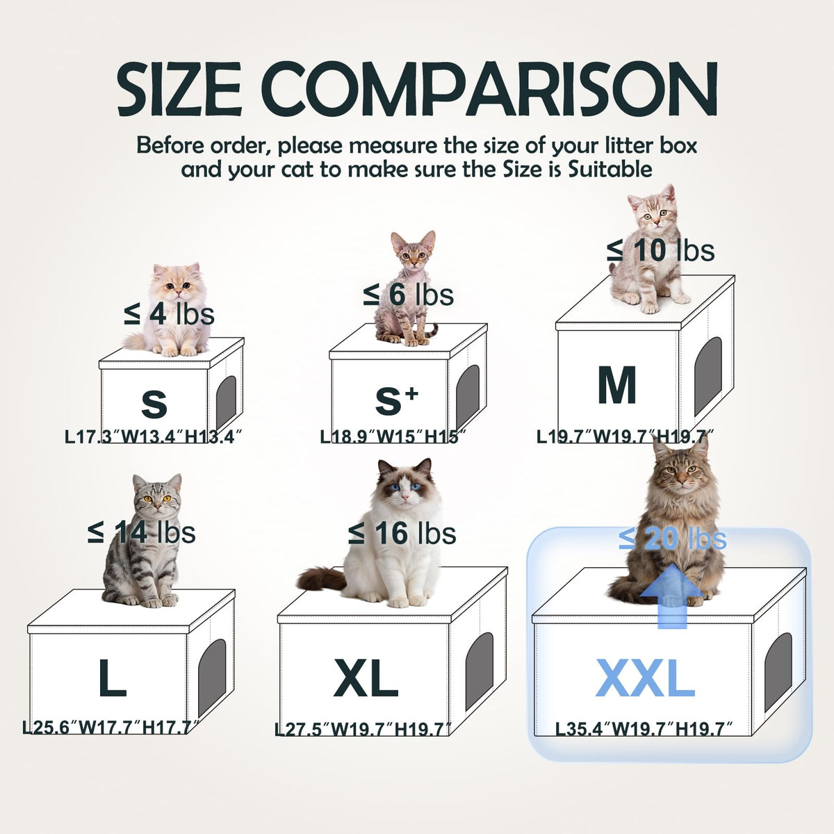 Extra Large Cat Litter Box Enclosure K366
