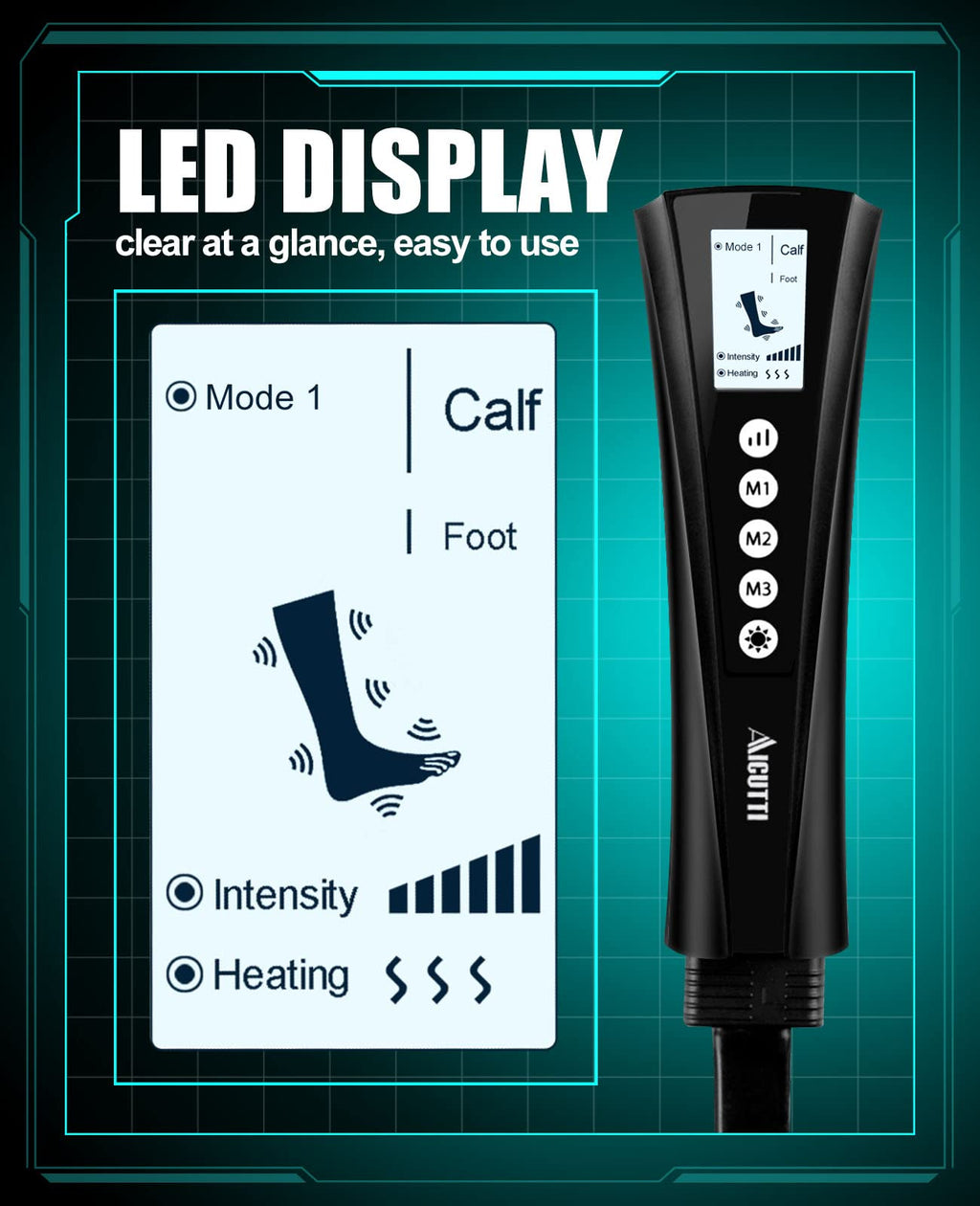 Full Leg Massager with Heat Q7368