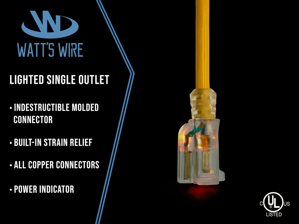 15 ft 12 Gauge Heavy Duty Extension Cord I7168