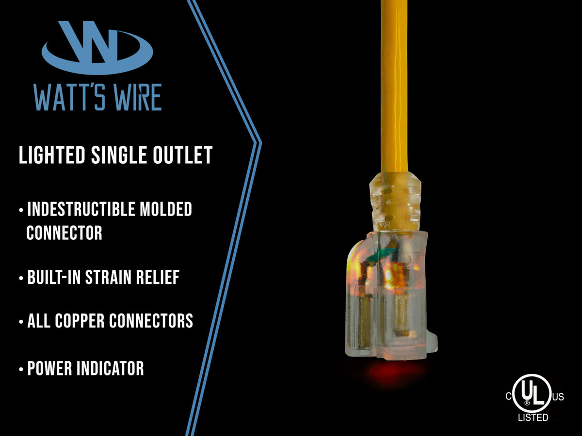 15 ft 12 Gauge Heavy Duty Extension Cord I7168