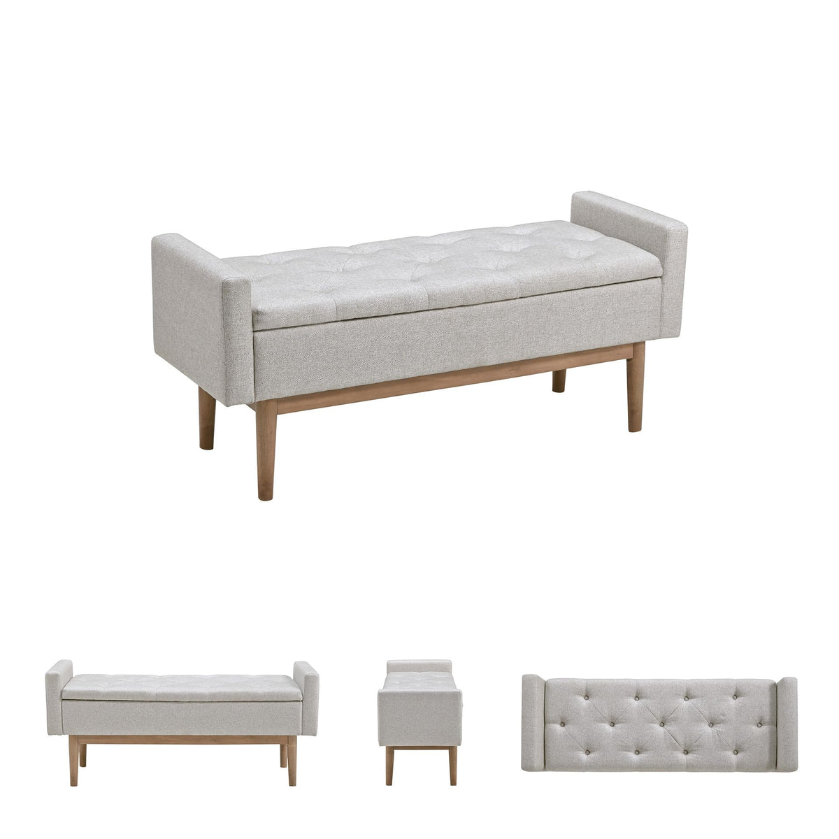 Upholstered Storage Bench W940