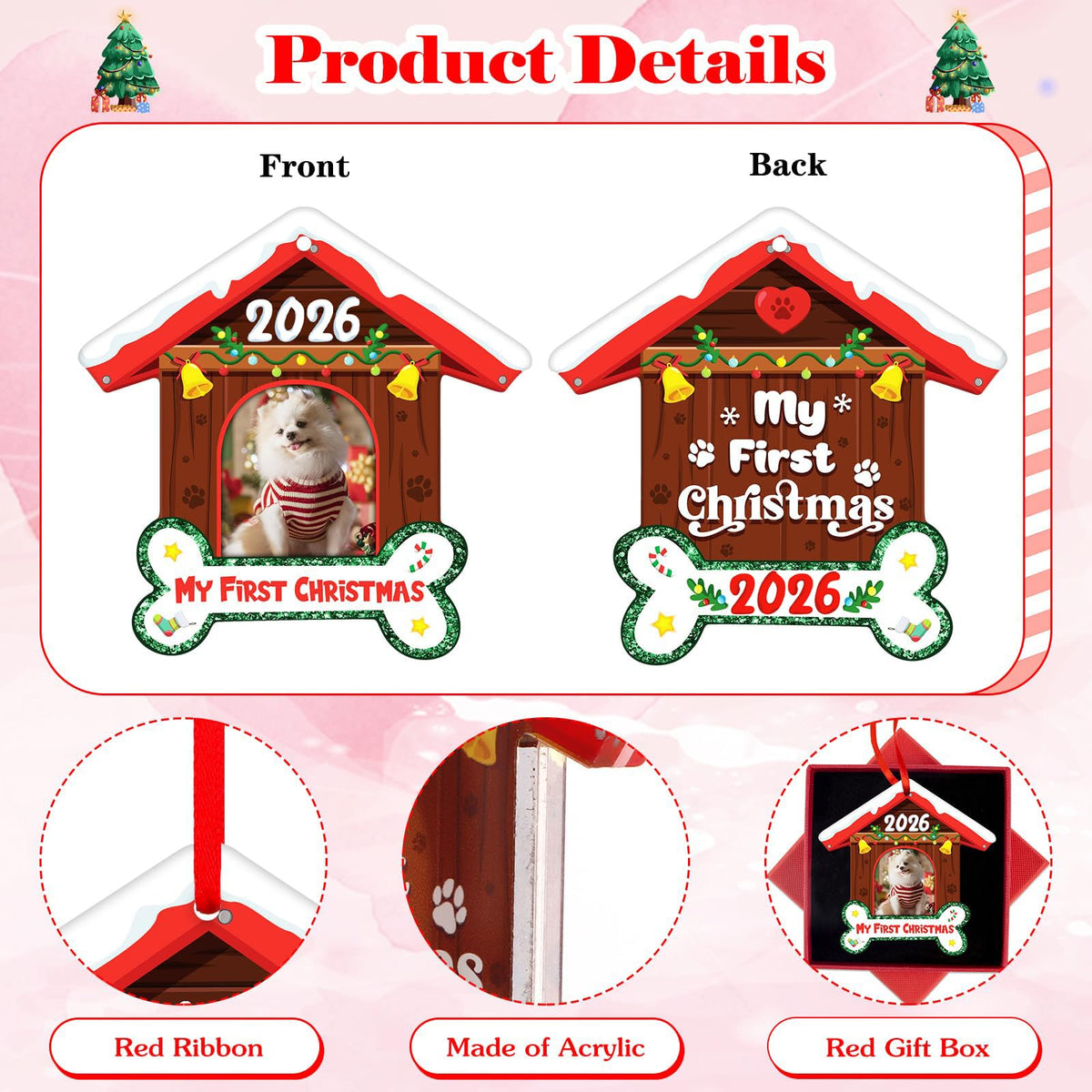 Dog Picture Frame Ornament Q522392