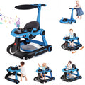 Foldable Baby Walker with Canopy and Wheels X6288