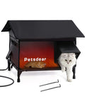 Heated Outdoor Cat House F92941
