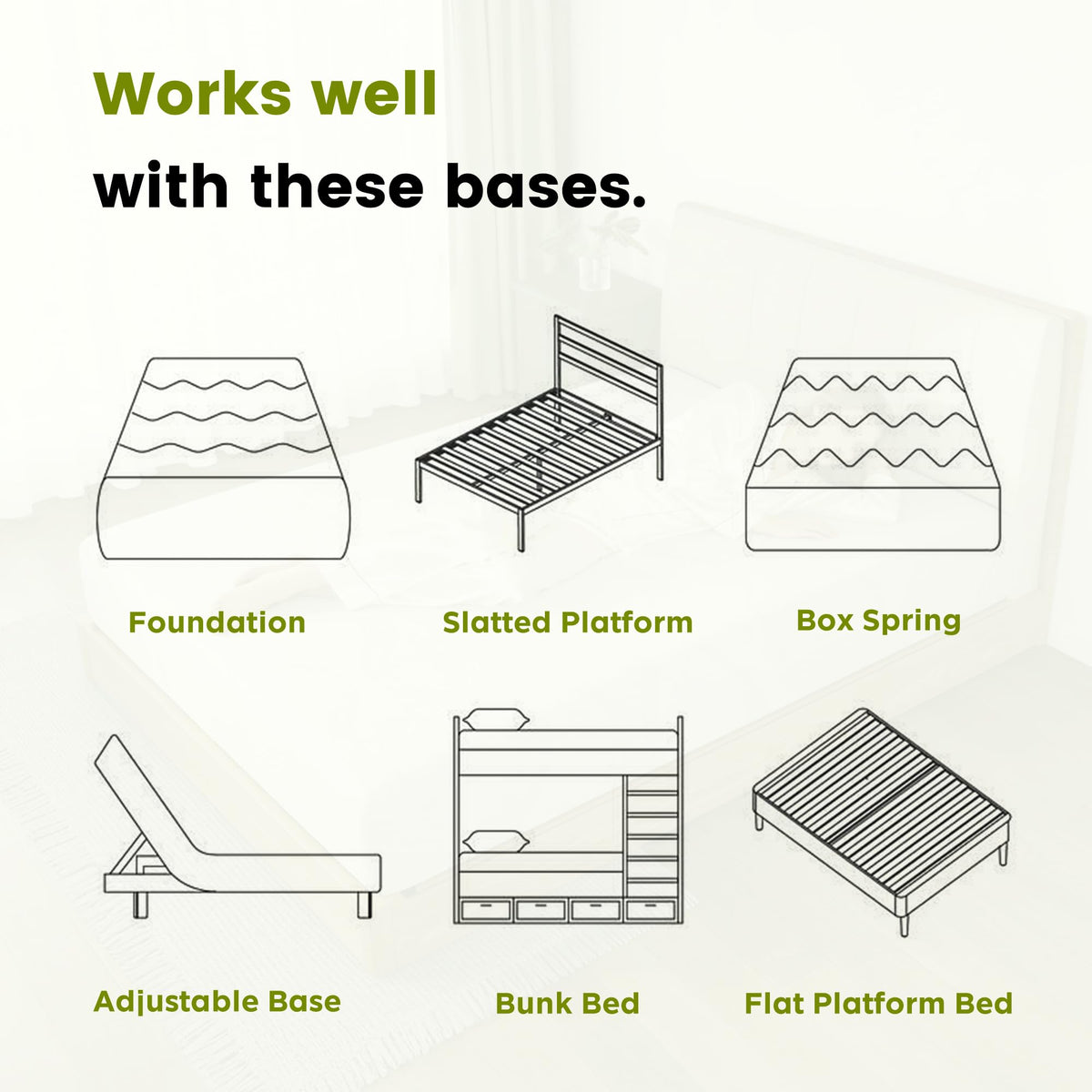 6 Inch Twin Memory Foam Mattress B81190