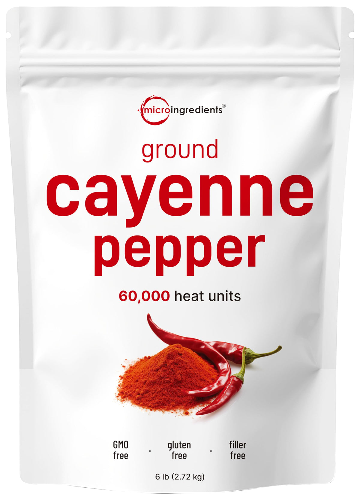 Ground Cayenne Pepper Powder 6lbs 60,000 SHU F3210