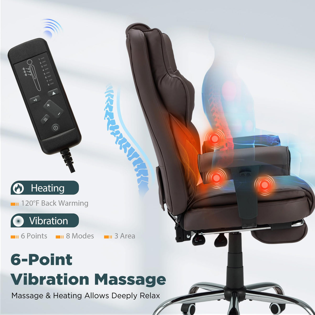 Brown Ergonomic Office Chair D975924