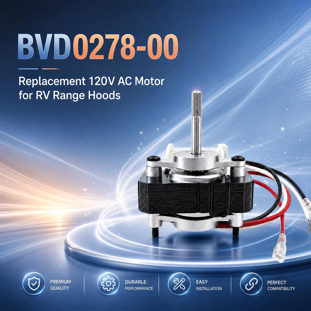 120V AC 2 Speed Fan Motor F454