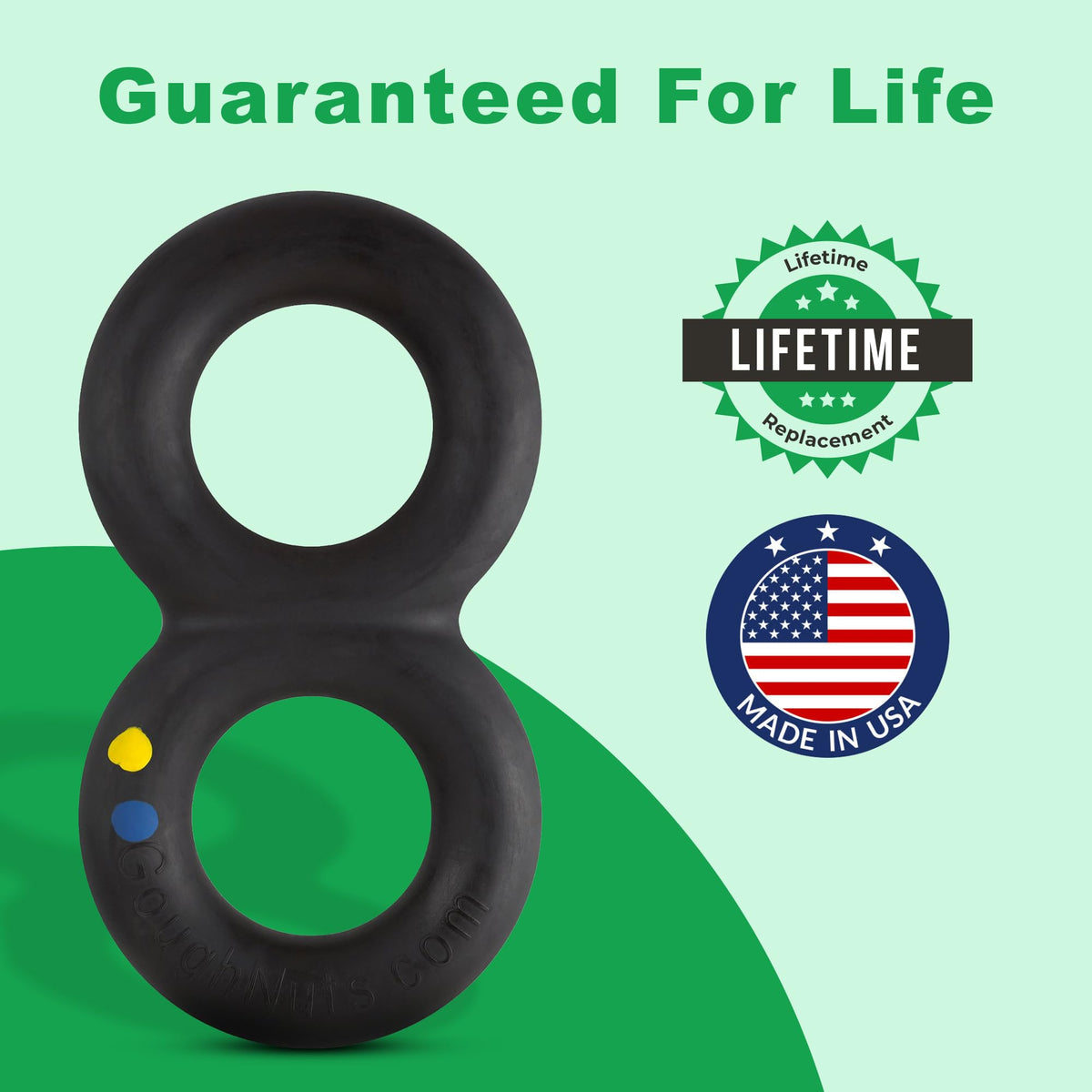 Black Heavy Duty Tug Dog Toy V751