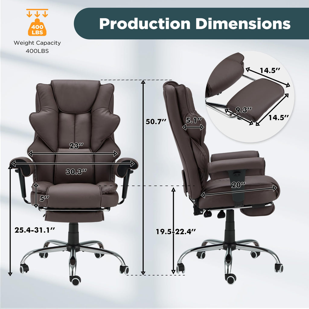 Brown Ergonomic Office Chair D975924