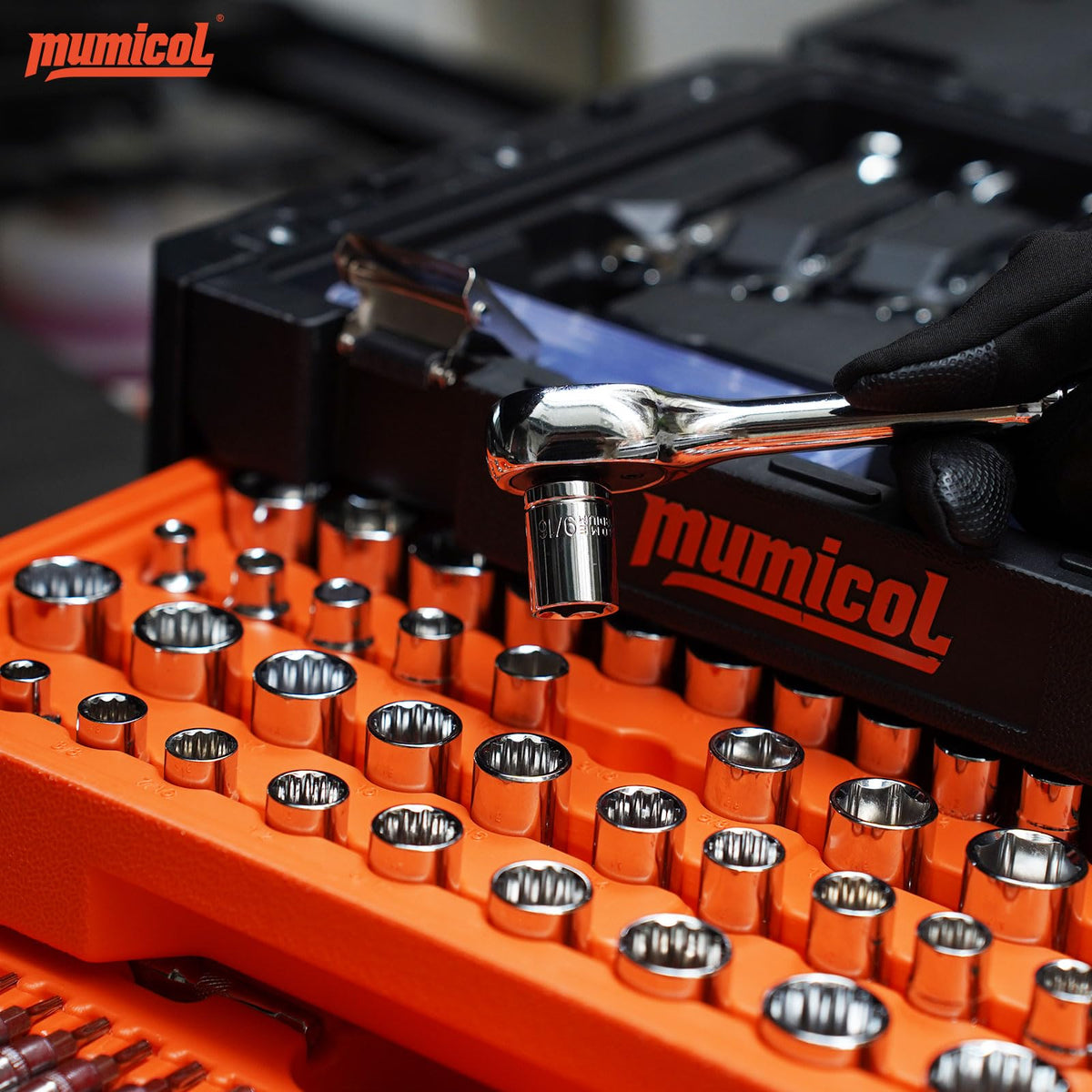 320-Pcs Mechanic Tool Set with 72-Tooth Ratchet W5322