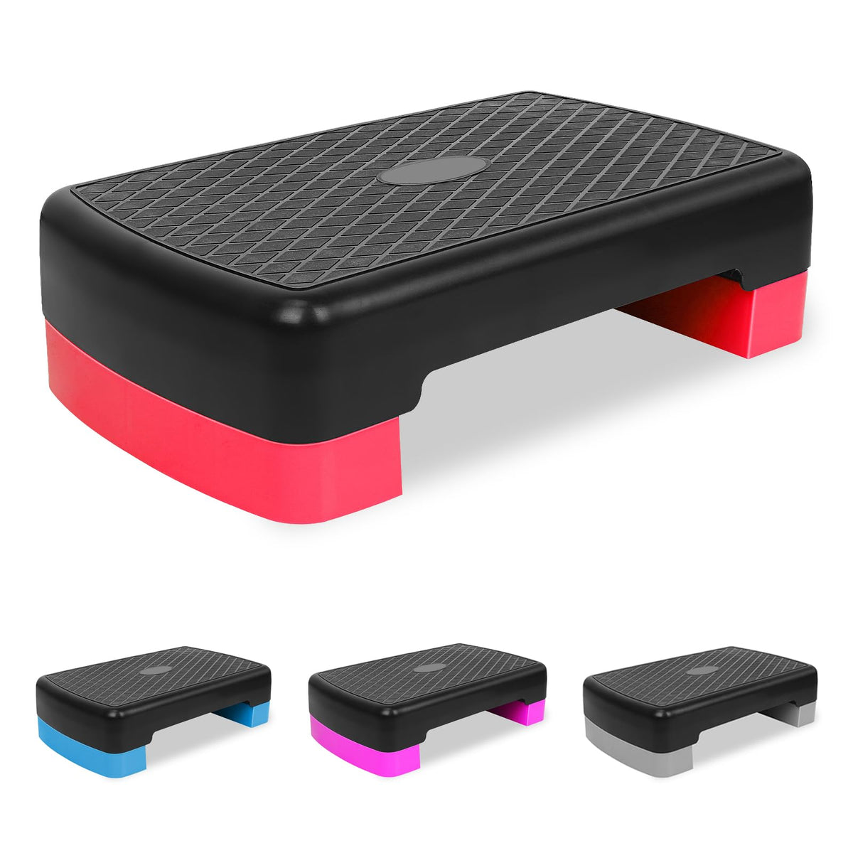 18'' Adjustable Aerobic Step Platform with 2 Risers M2787