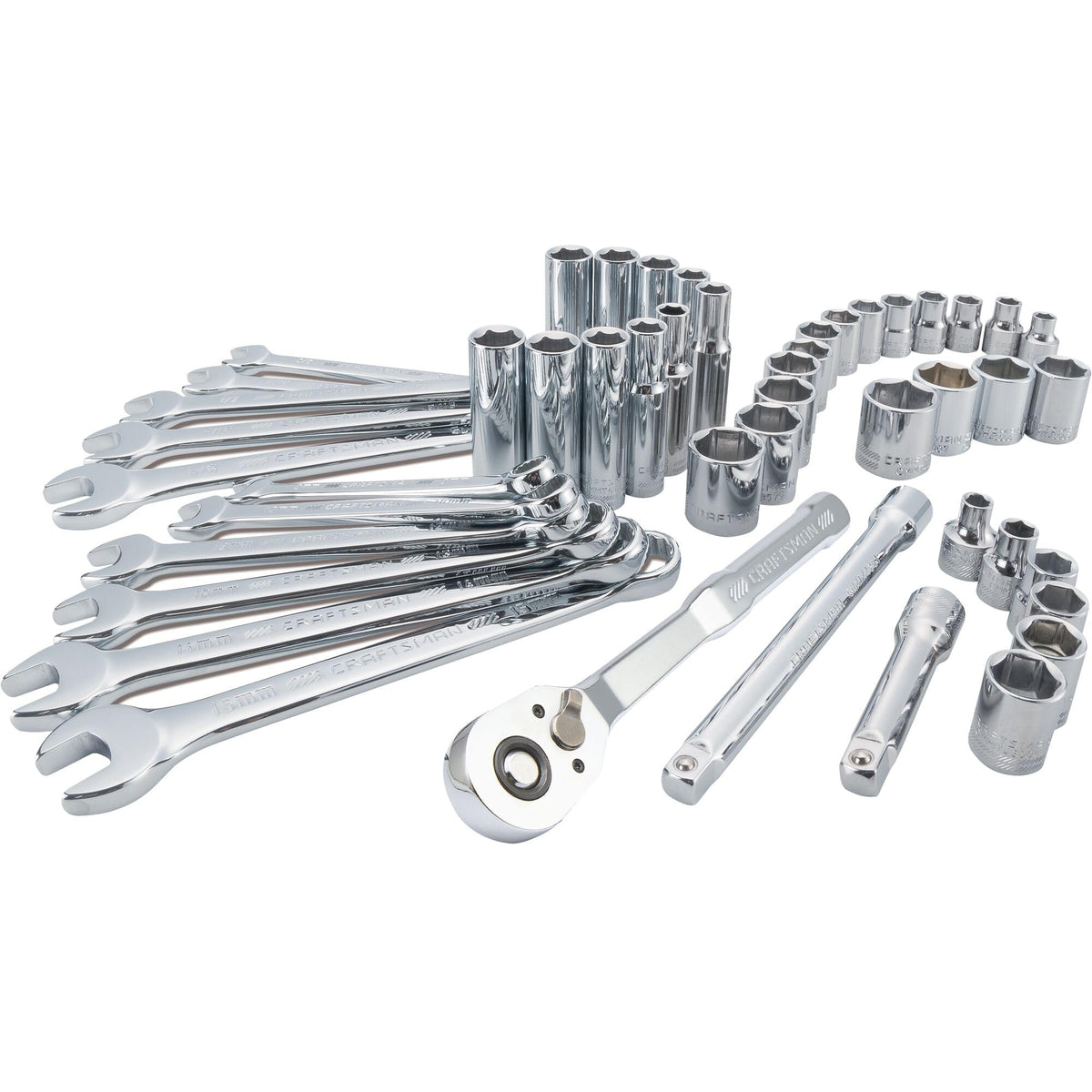 3/8 Inch Drive 47 Piece Mechanics Tool Set U3828