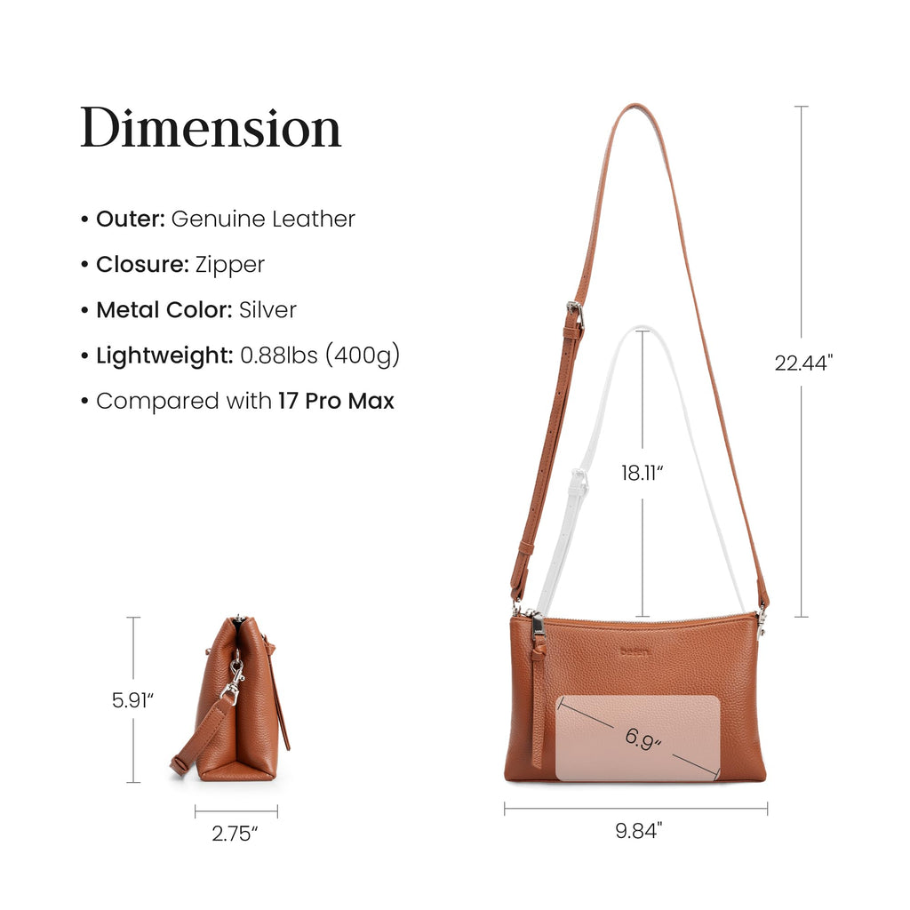 Genuine Leather Crossbody Bags V847766