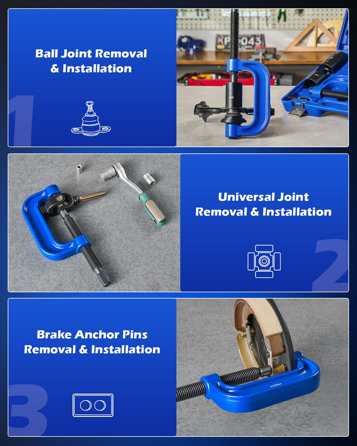 21pc Ball Joint Press Kit U490