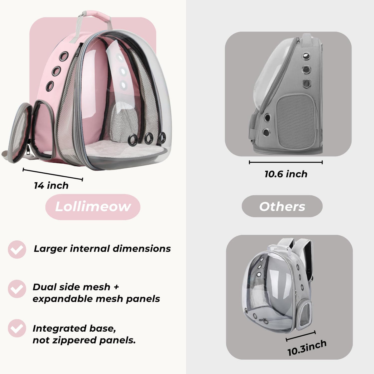 Expandable Cat Carrier Backpack Z893094