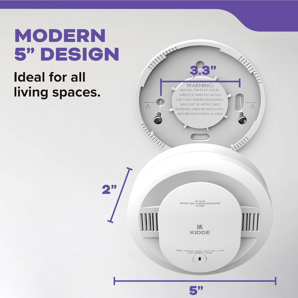 Smoke & Carbon Monoxide Detector 10-Year Battery 2 Pack C2949
