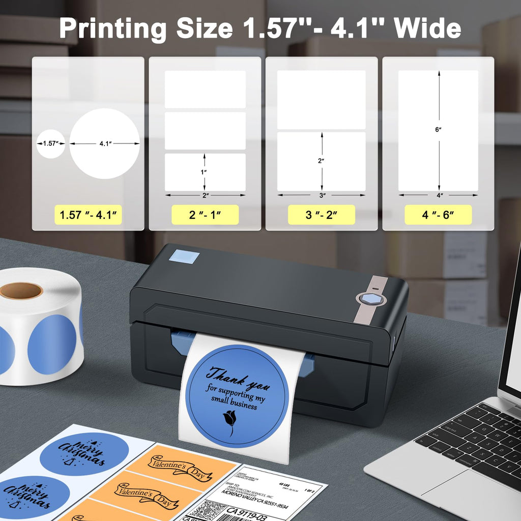 Bluetooth Thermal 4x6 Label Printer K9024