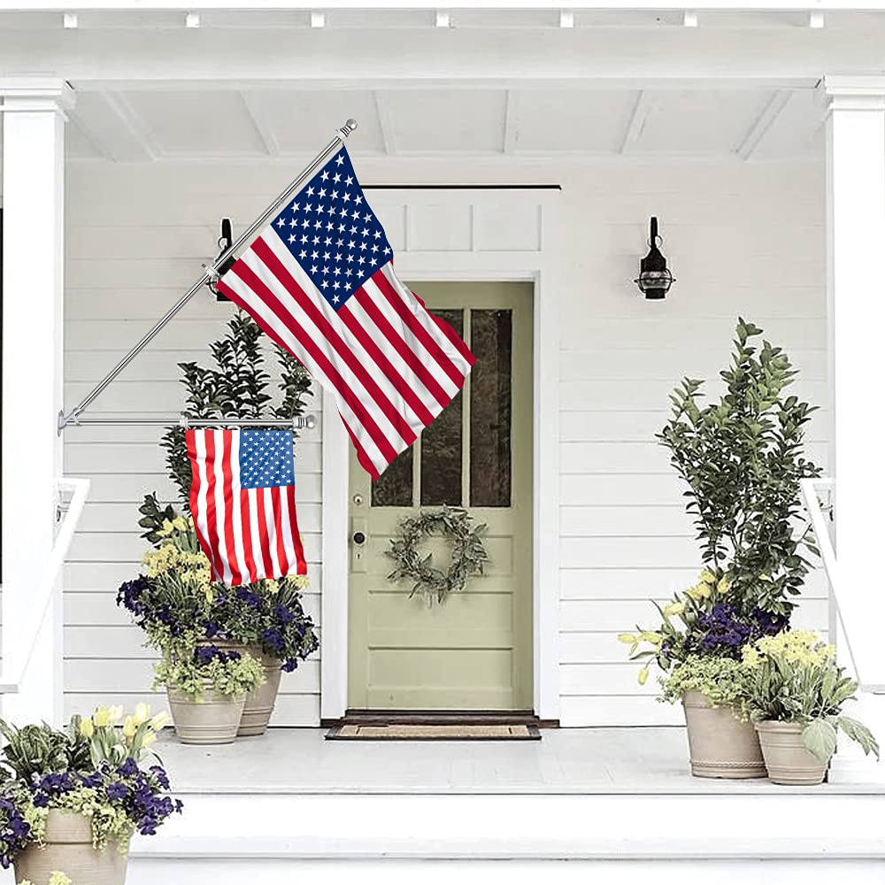 6 FT Stainless Steel Tangle Free Flag Pole Kit Z25500