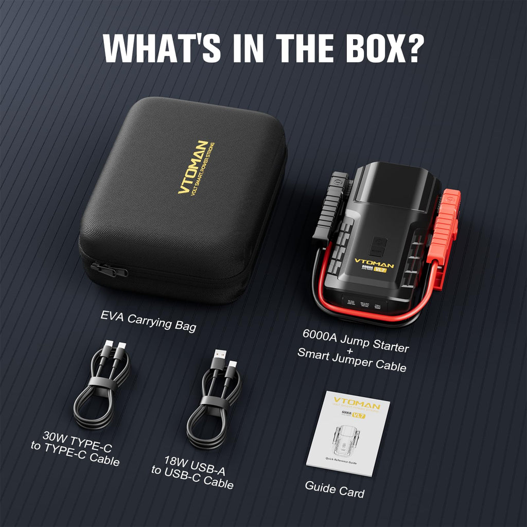 6000A LiFePO4 Portable Jump Starter I405191