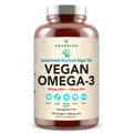 Vegan Omega-3 Algal Oil DHA EPA Softgels, 120ct J29182