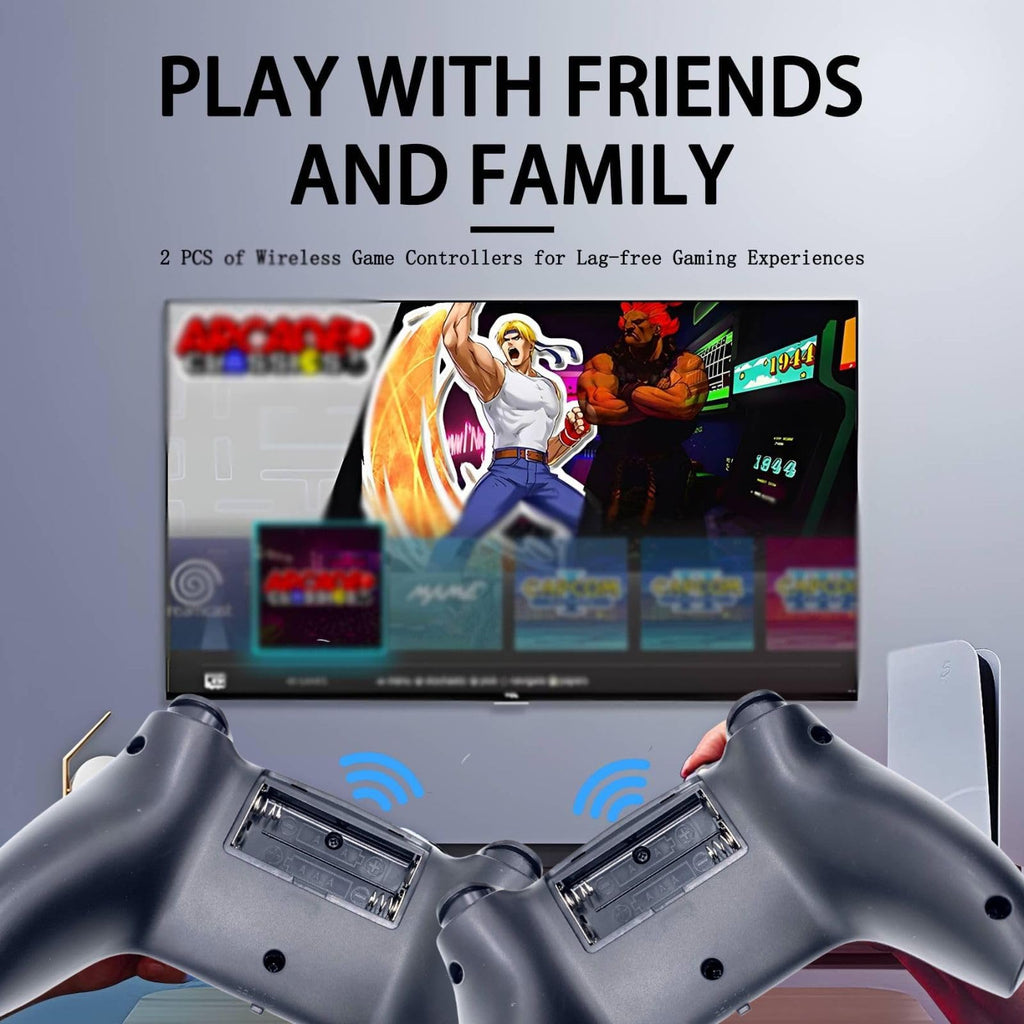 Wireless Retro Game Console 4k 128GB 40000+ Games R771