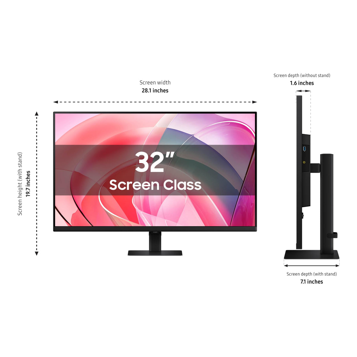 32" 4K UHD IPS HDR10 Monitor with Speakers P98688