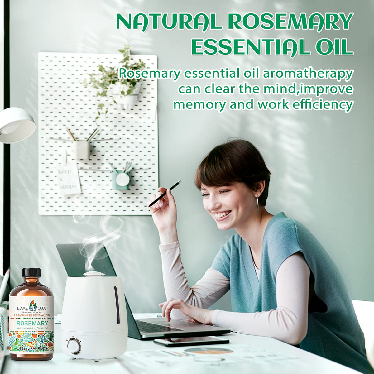 Rosemary Peppermint Lavender Essential Oil 4 Oz O7205