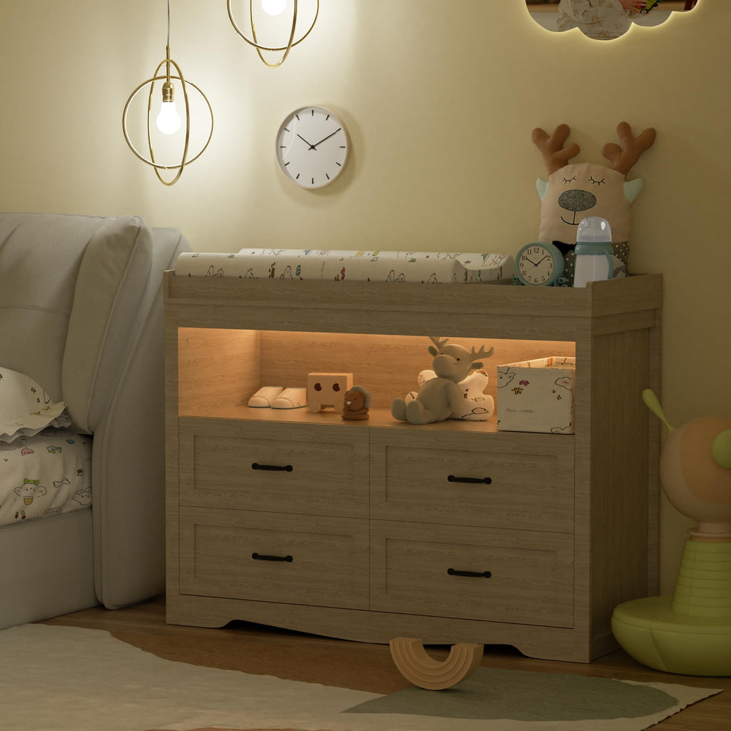 Baby Changing Table with LED Light C156