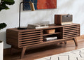 Walnut 59 inch TV Stand with Storage H9217