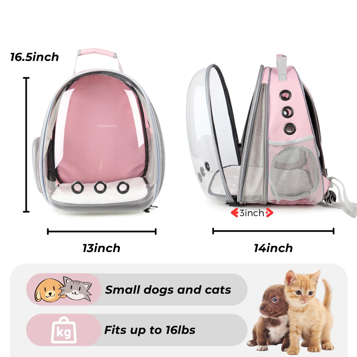 Expandable Cat Carrier Backpack Z893094
