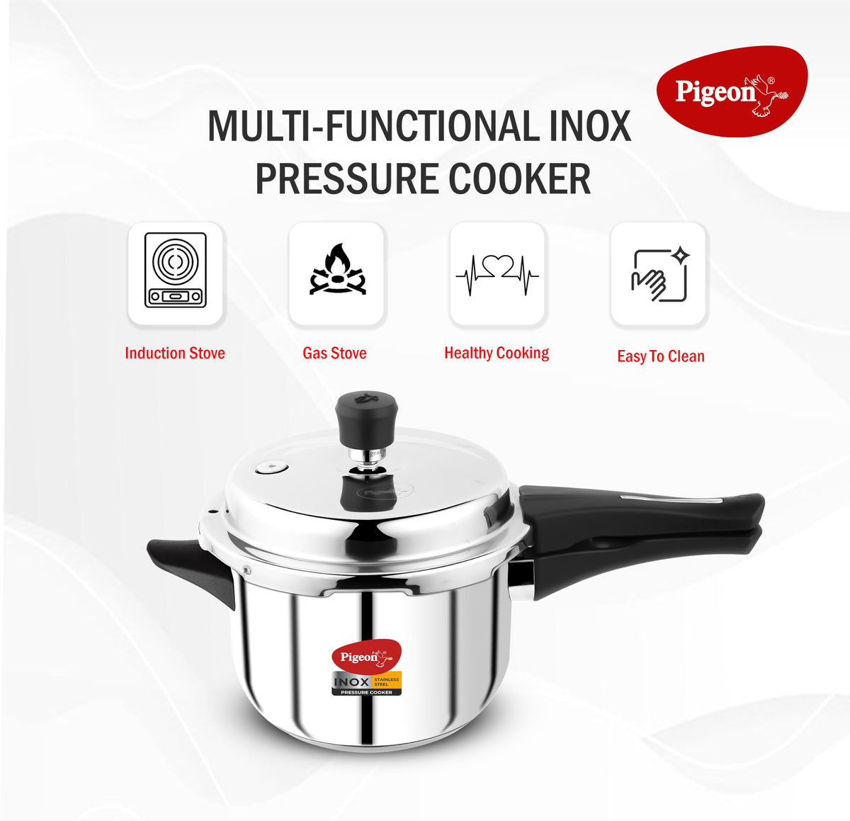 3 Quart Stainless Steel Pressure Cooker F429