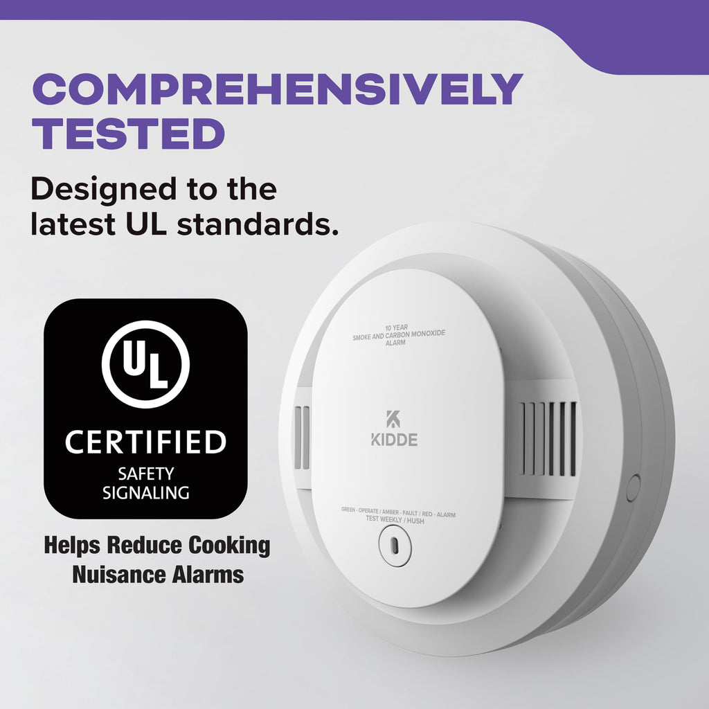 Smoke & Carbon Monoxide Detector 10-Year Battery 2 Pack C2949