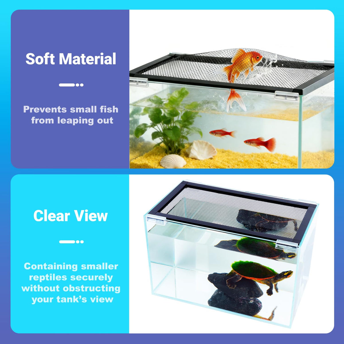 Adjustable Mesh Aquarium Lid Q888