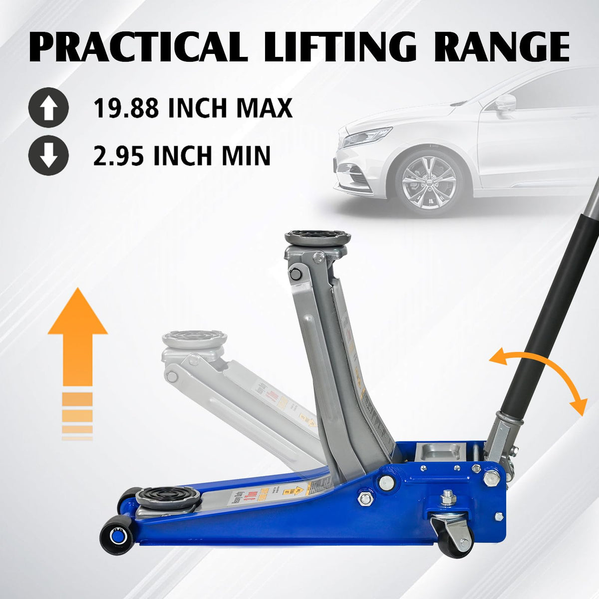 3 Ton Low Profile Hydraulic Floor Jack S127538