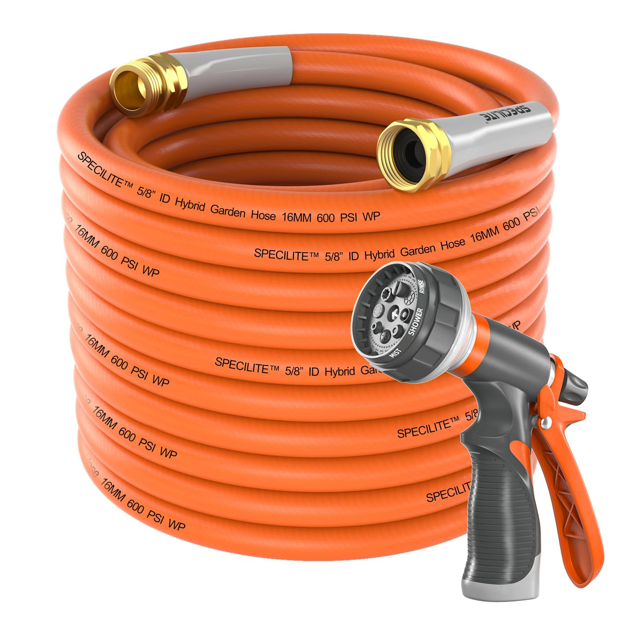 Garden Water Hose 50 ft x 5/8" Heavy Duty Flexible T739