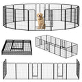 40 Inch 16 Panels Metal Dog Playpen N20261