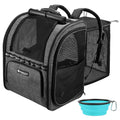 Expandable Breathable Mesh Cat Dog Carrier Backpack B5495