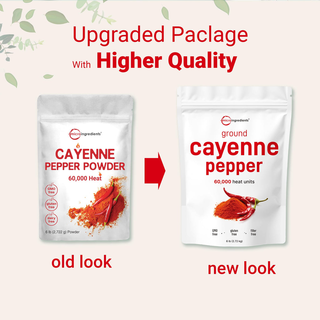 Ground Cayenne Pepper Powder 6lbs 60,000 SHU F3210