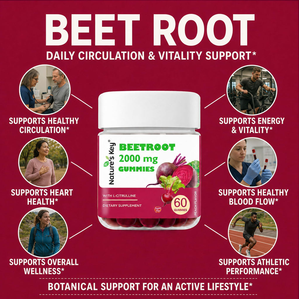 Beet Root Gummies 60 Count Vegan Non-GMO Gluten Free M262716