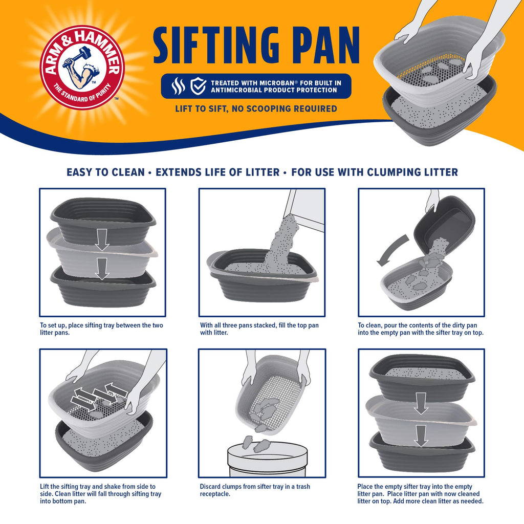 Large Sifting Cat Litter Box X6950