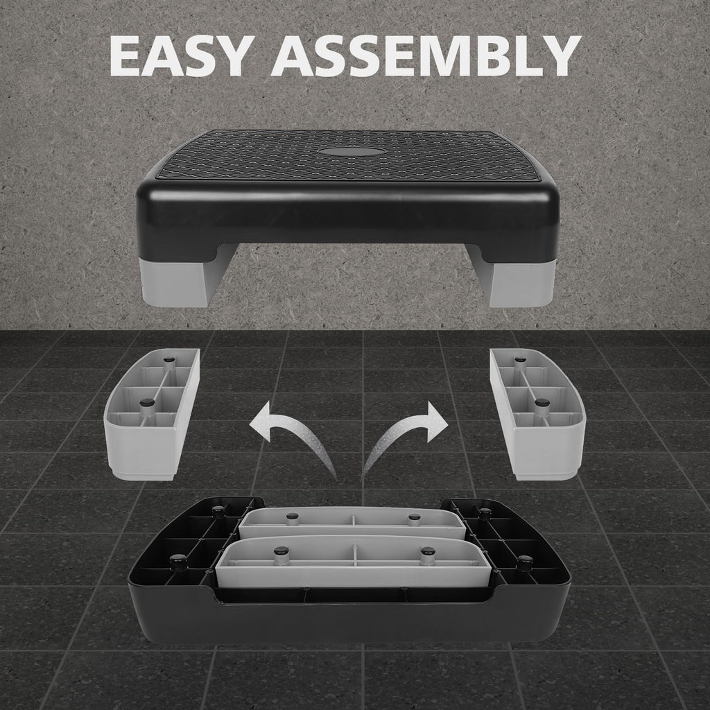 18'' Adjustable Aerobic Step Platform with 2 Risers M2787