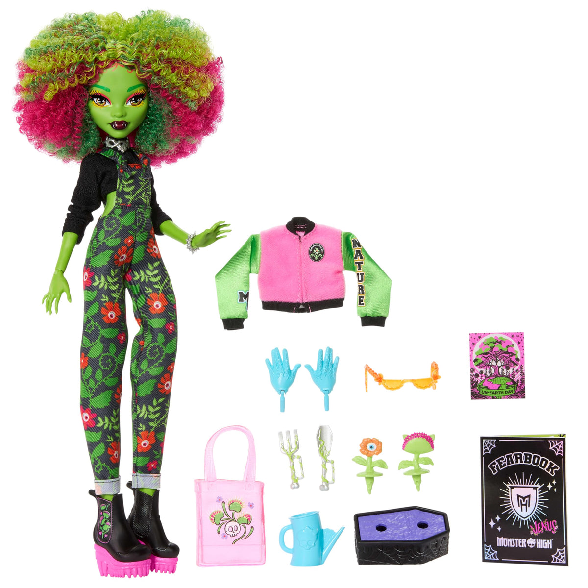 Monster High Venus McFlytrap Fearbook Doll with Accessory Set F2238