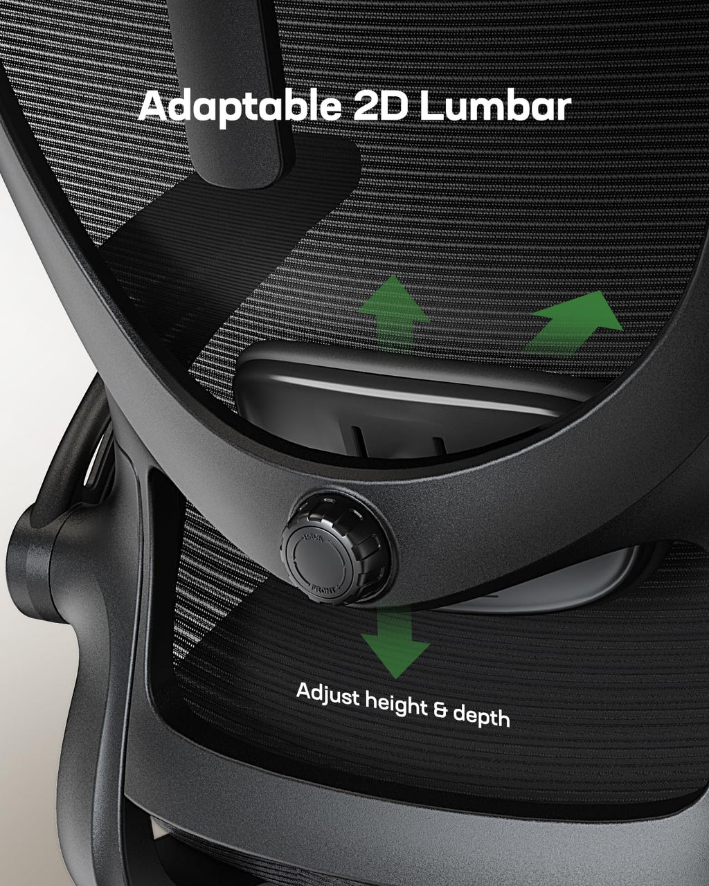 Ergonomic Office Chair with High Back Mesh and Adjustable Lumbar Support E144820