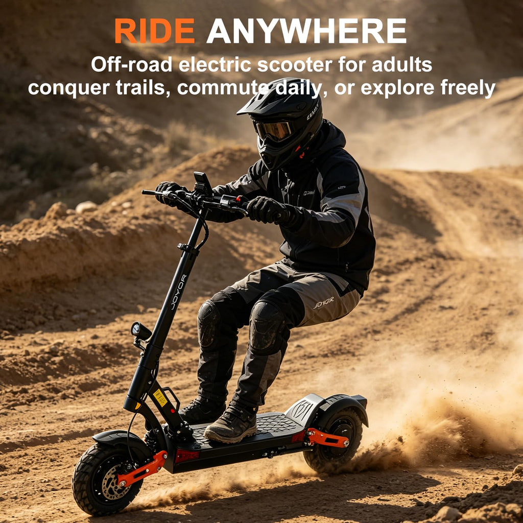5600W Motor 46 MPH 27Ah Battery 10" Off Road Foldable Electric Scooter S6578