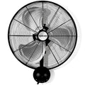 Black 20in 3 Speed Oscillating Wall Fan J84114