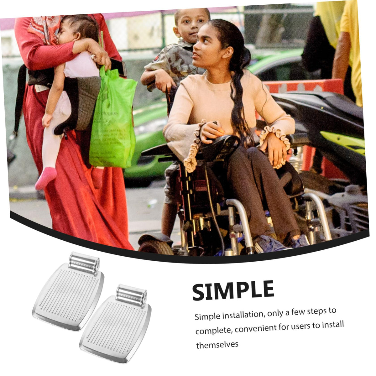 Wheelchair Footrest Pad Replacement Heavy Duty C969377